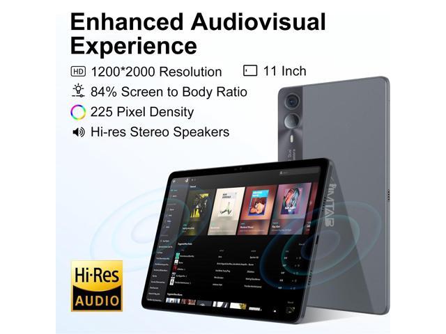 JIMTAB Android Tablets Octa Core 8 Threads High Performance 11 inch Android Tablet, 12GB RAM 128GB ROM 3 in 1 Business Game Teaching Tablet Include...