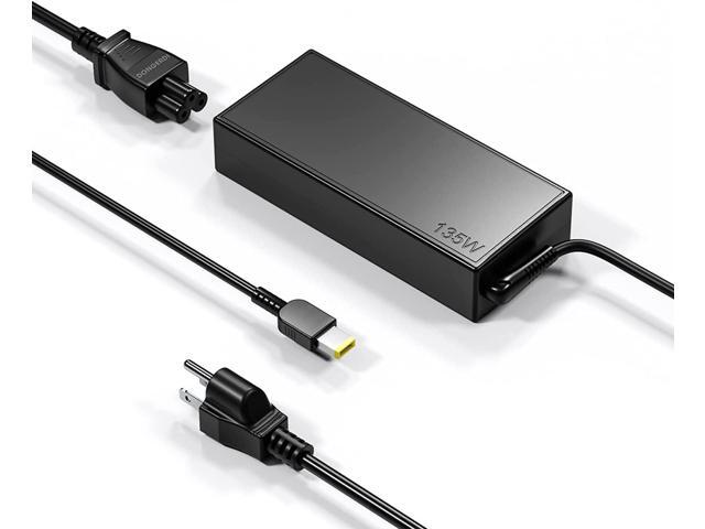 135W Laptop Charger Fit for Lenovo Thinkpad 135W AC Adapter Slim Tip 4X20E50558 Lenovo Ideapad Gaming L340 3-15 135W Lenovo Dock Power Supply Cord
