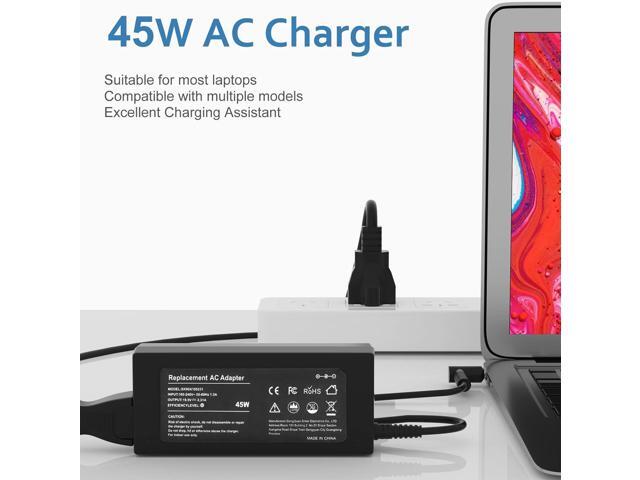 Charger Compatible for HP 14' 15' 15.6' 17' Portable Students and Business Laptop 741727-001, 45W 19.5V 2.31A AC Adapter Replacement for HP...