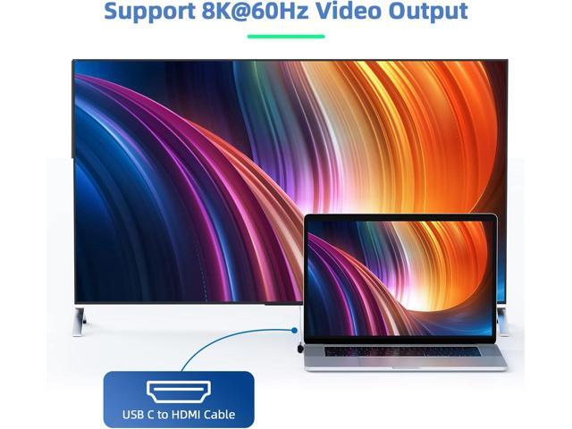 USB C Right Angle Adapter (4 Pack) USB C 90 Degree Adapter with 8K 60Hz Video 40 Gbps Data Transfer PD 100W Compatible for Thunderbolt 3/4, MacBook...