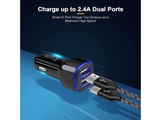 Fast Charger Type C Charging Block USB Wall Plug Android Phone Fast Car Charger Adapter C Type Charging Cable 3FT 6FT for Samsung Galaxy S24 S23...