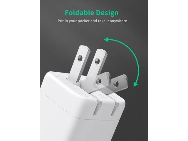 USB C Wall Charger Fast Charger Block, 2-Pack TI-TOO 20W Dual Port Power Adapter, Quick Charge 3.0 USB Type c Power Delivery Charging Plug...