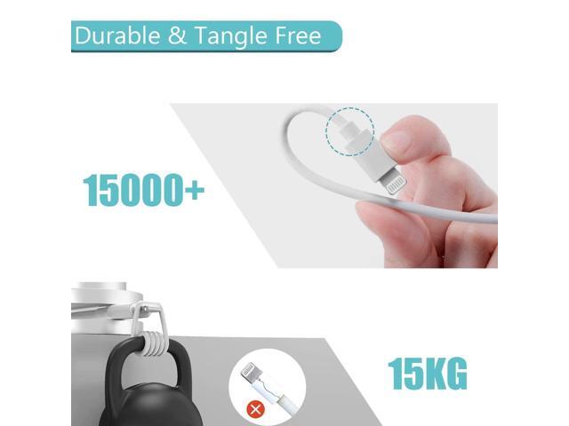[MFi Certified] iPhone Charger Cube, 2 Set 3.3FT Lightning Cable with USB Plug Fast Charging High Speed Data Sync USB Cable Compatible with iPhone...