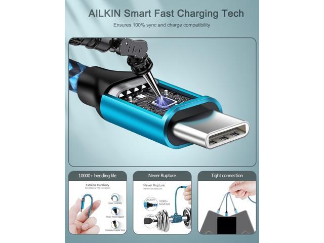 Android Charger, USB C Fast Charging for Google Pixel 9 8 7 Pro 7 6 6a 6Pro 5 5a 4 XL, Samsung Galaxy s24 S23 S22 Ultra S21+ iPhone 16 15 Pro Max,...