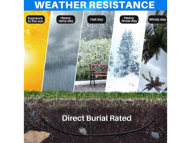 Cat 7 Outdoor Ethernet Bulk Cable 300 FT With Tool Kits, Adoreen 10Gbps Heavy Shielded Internet Cable,24AWG Solid Copper,POE,UL CMR,S/FTP,Direct...