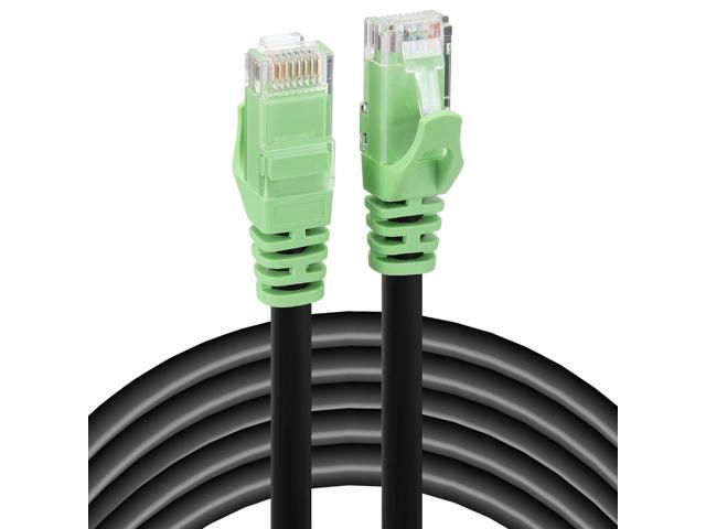 Rapink Cat6 Outdoor Ethernet Cable 100 ft, Ethernet Cable UV Resistant, Cat6 Cable Waterproof, Network Cable Copper Clad Aluminum for Indoor &...