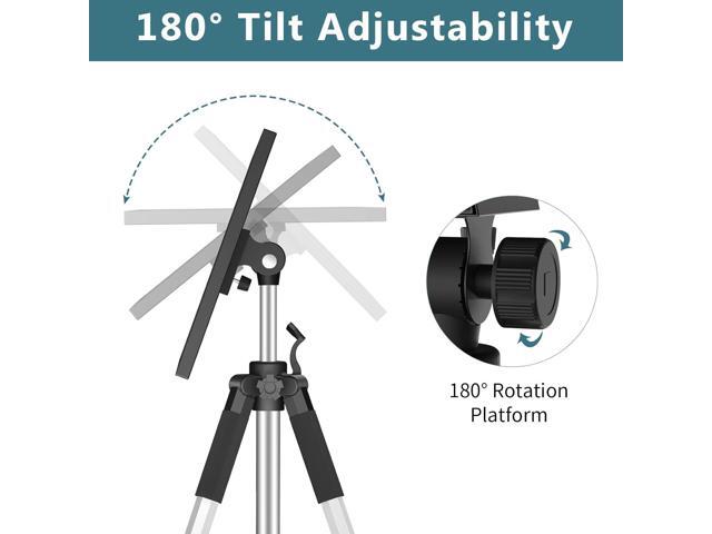 Projector Tripod - Adjustable Height from 17.6 to 51.4 Inches, Multi-Purpose Portable Stand for Laptop, DJ & More