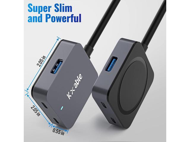 Upgrade USB A Hub, Expander Multi USB Ports Cable 15FT, Long USB 3.0 Extension Cable with 4-Port (2 USB-A Ports+2 USB-C Ports), USB Y Splitter Hub,...