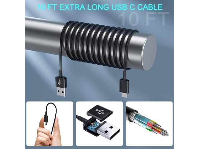 Android Type C Phone Charger with 10 FT C Charger Cable Fast Charging for Samsung Galaxy S10/S10e/S10+/S9/S9+/S8/S8+/S23/S22/S21 Ultra/S20/Note...