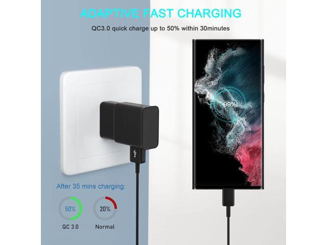 Android Type C Phone Charger with 10 FT C Charger Cable Fast Charging for Samsung Galaxy S10/S10e/S10+/S9/S9+/S8/S8+/S23/S22/S21 Ultra/S20/Note...