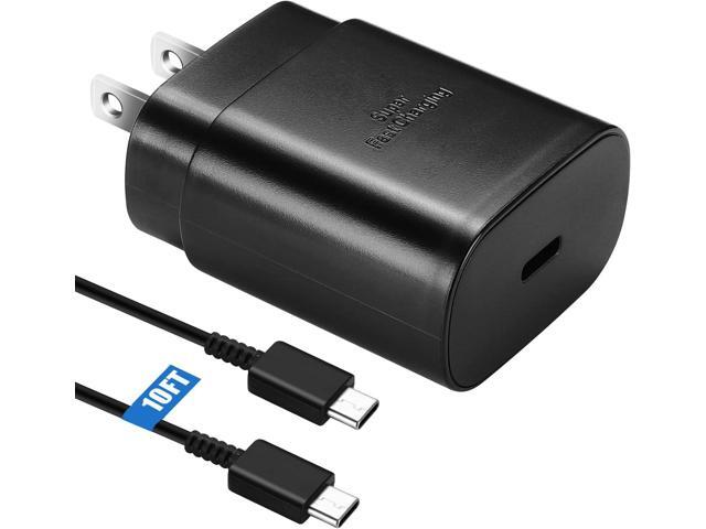 S23 S22 S24 Ultra Samsung Fast Charger 25W USB C Android Phone Charger Super Fast Charging Block & 10FT Type C Charger Cable Cord for Samsung...