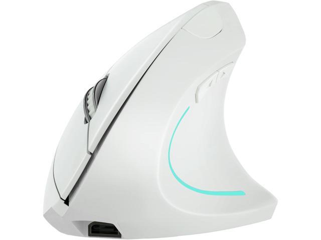 Attoe Vertical Mouse, 2.4GHz Wireless Rechargeable Ergonomic Vertical Computer Gaming Mouse,Comfortable Grip 2400 DPI Optical USB PC Gaming Mice.
