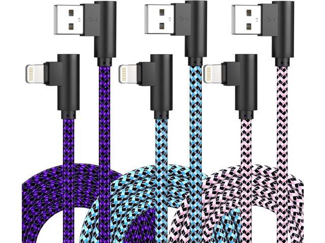 iPhone Charger Cord Lightning Cable 10ft 3Pack iPhone Charging Cable Long iPhone Charger Cord 10ft [Apple Certified] Nylon Braided Fast Charging...