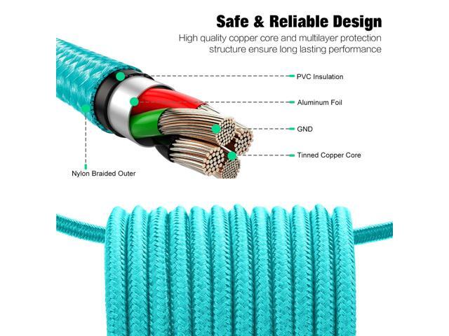 iPhone Charger 10FT 2.8M 3Pack iPhone Charger Fast Charging USB to Lightning Cable Nylon Braided Apple iPhone Charger Cord for iPhone 14 Plus 14...