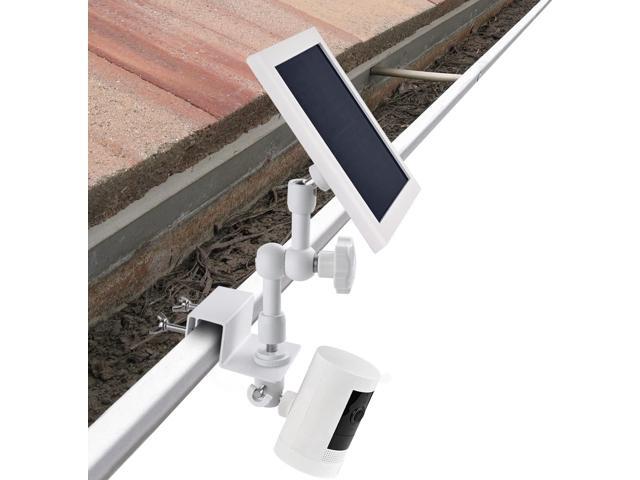 2-in-1 Gutter Mount for Ring Solar Panel, Stick Up Cam Battery, Spotlight Cam and Spotlight Cam Plus/Pro(Battery), Perfect Angle to Get Adequate...