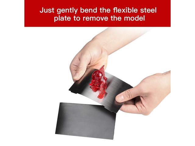 Sovol 3D Upgraded Platform 2 Pack, Resin Magnetic Flexible Steel Plate Flex Bed Fits for ANYCUBIC Photon/Photon S/Photon Mono/Photon Mono SE/Qidi...