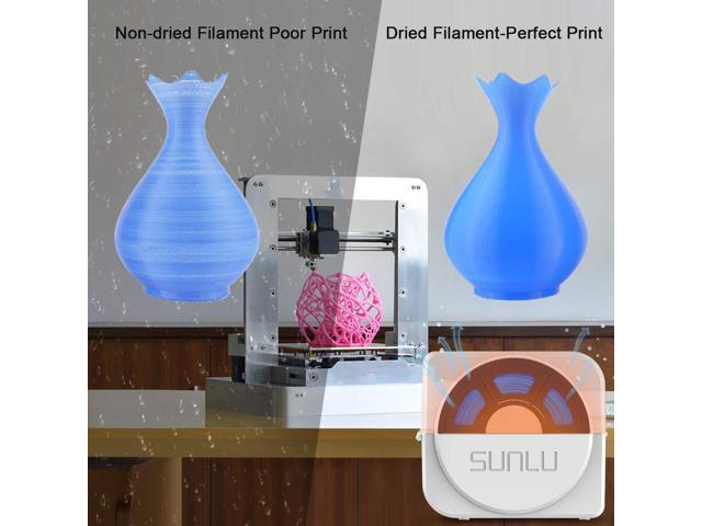 SUNLU Filament Dryer Box with Fan for 3D Printer Filament, Upgraded Filament Dehydrator Storage Box for 3D Filament 1.75 2.85 3.00mm, Keeping...