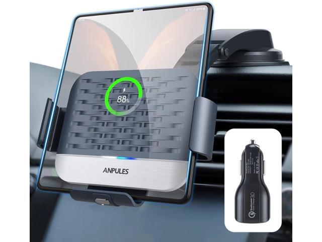 Wireless Car Charger for Samsung Galaxy Z Fold 7/6/5/4/3, Dual CoilsFast Charging Phone Car Mount for Christmas, Auto-Clamping Air Vent Dashboard... Wireless Car Charger for Samsung Galaxy Z Fold 7/6/5/4/3, Dual CoilsFast Charging Phone Car Mount for Christmas, Auto-Clamping Air Vent Dashboard...