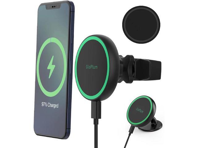 Magnetic Wireless Car Charger Mount Compatible with Magsafe iPhone 15/ iPhone 14/iPhone 13, Fast Charging Air Vent Magnet Accessories Car Phone Holder