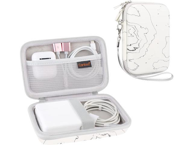 Canboc Carrying Case for MacBook Air Pro Charger MagSafe/MagSafe 2 Power Adapter, iPhone 14/14 Pro MagSafe Charger, USB C Hub, Type C Hub, USB...
