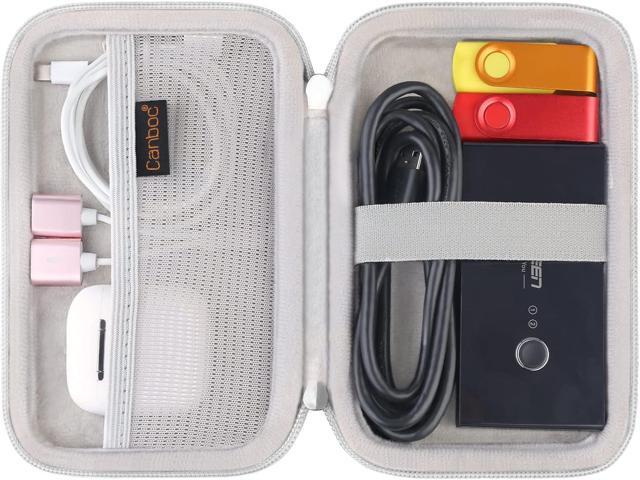 Canboc Carrying Case for MacBook Air Pro Charger MagSafe/MagSafe 2 Power Adapter, iPhone 14/14 Pro MagSafe Charger, USB C Hub, Type C Hub, USB...