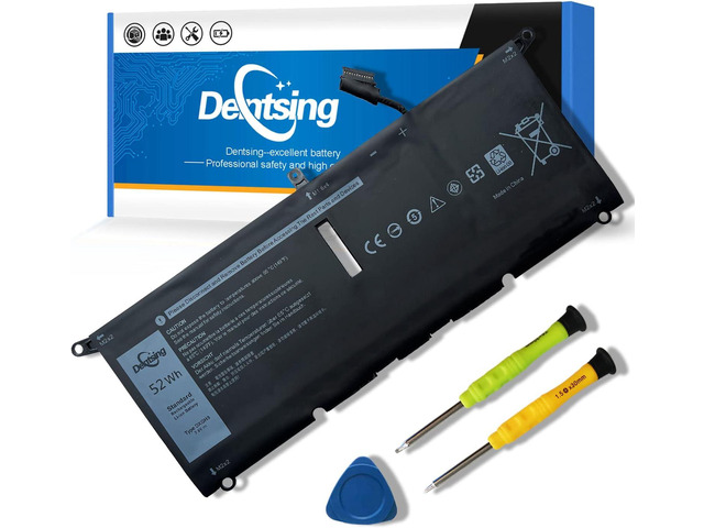 52Wh DXGH8 Laptop Battery for Dell XPS 13 9370 9380 7390 2019 Inspiron 13 7000 7