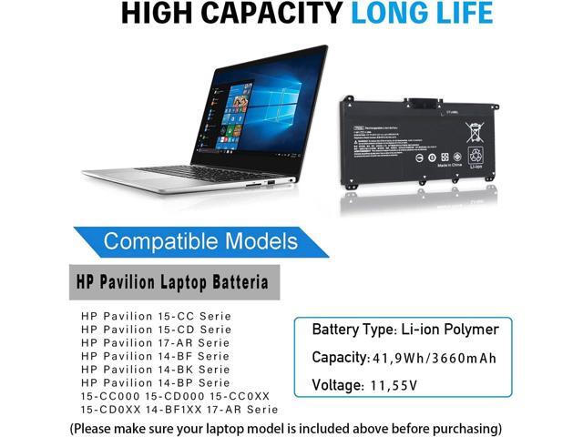 TF03XL HT03XL L11119-855 Laptop Battery for HP Pavilion x360 15 14m-cd0003dx 14m-cd0001dx 15-cc563st 15-CC023CL 17-ar050wm 15-ck 15-cc 14-bf 14-ce...