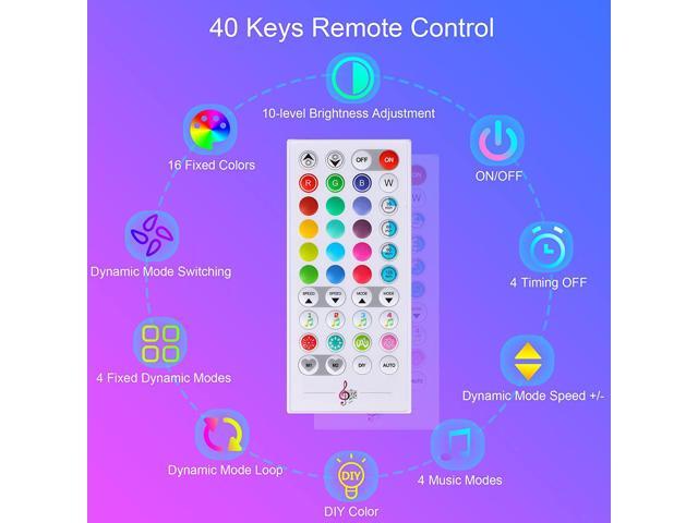 Smart Under Monitor Light Bar, App and Remote Control Gaming Ambient Lights, Music Sync Color Changing, 16 Million Colors, Timing, USB Powered RGB...