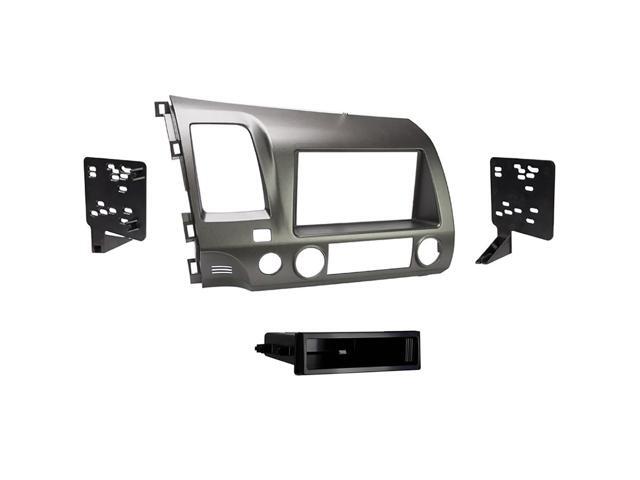 Metra - Dash Kit for Select 2006-2011 Honda Civic DIN DDIN - Black - image 10