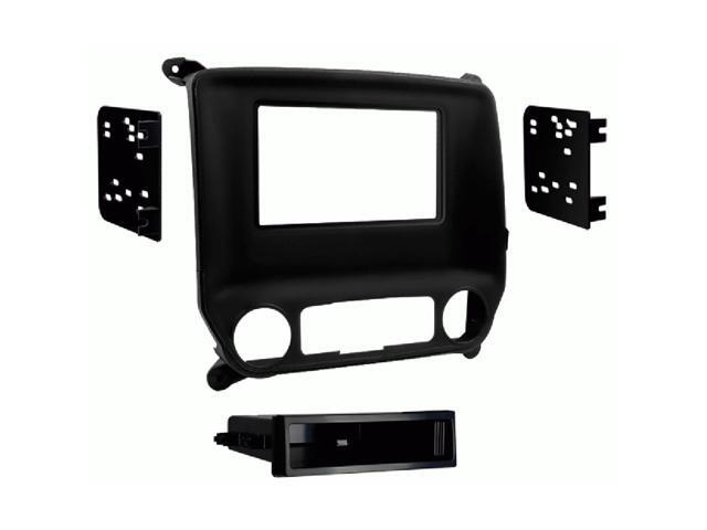 Metra - Dash Kit for Select 2014-2019 Chevrolet Silverado Sierra Silverado 2500/3500 Sierra DIN DDIN - Black - image 8
