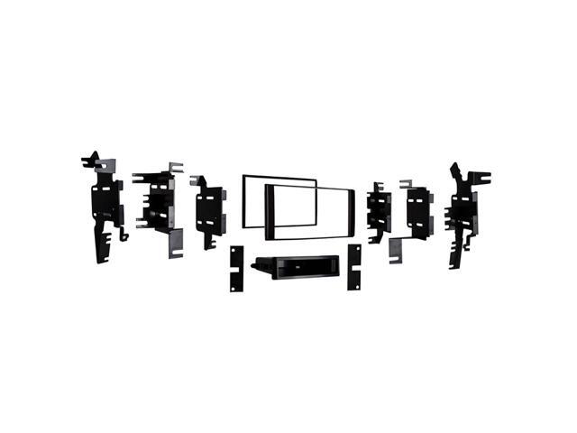 Metra - Dash Kit for Select 2011-2021 Nissan Frontier Versa Xterra Juke NV 1500/2500/3500 DIN DDIN - Black - image 5