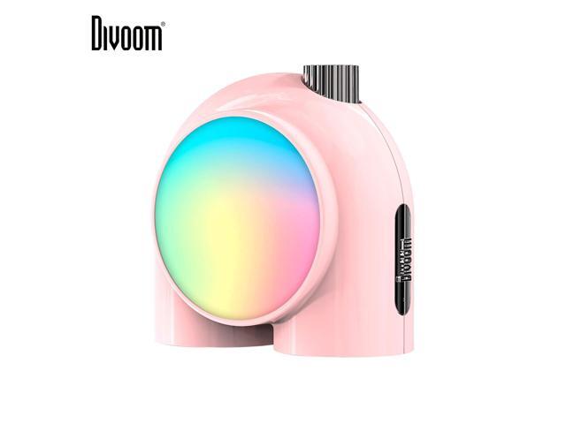 Divoom Planet-9 Decorative Mood Lamp with Programmable RGB LED Light Effects, Neon Light Atmosphere Bedside Lamp, Music Control Green