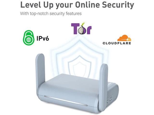 GL. iNet GL-MT1300 (Beryl) VPN Secure Travel Gigabit Wireless Router, AC1300 400Mbps (2.4GHz) + 867Mbps (5GHz) Wi-Fi, Pocket-Sized Hotspot, IPv6,...