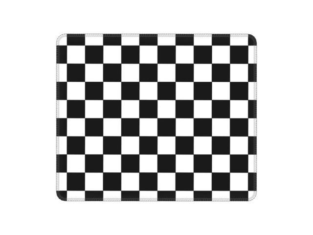 Black And White Checkered Mouse Pad Anti-Slip Rubber Mousepad Gaming Computer PC Table Pads Geometric Checkerboard Mouse Mat