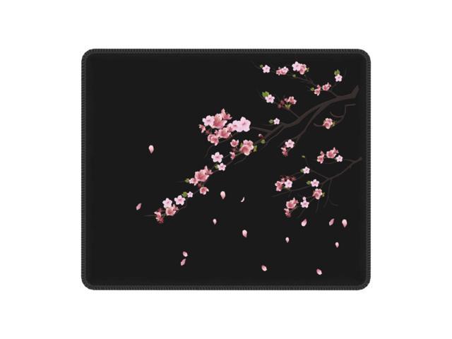 Japanese Sakura Mouse Pad Anti-Slip Rubber Base Gamer Mousepad Accessories Flowers Floral Cherry Blossom Office PC Desk Mat