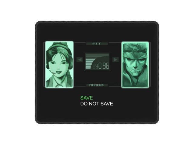 Metal Gear Solid Codec Mouse Pad Custom Anti-Slip Rubber Base Gamer Mousepad Accessories Video Game Lover Office Computer PC Mat