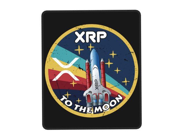 Ripple XRP Cryptocurrency Space Mission Mouse Pad Gaming Mousepad Anti-Slip Rubber Base Bitcoin Crypto Office Desk Computer Mat