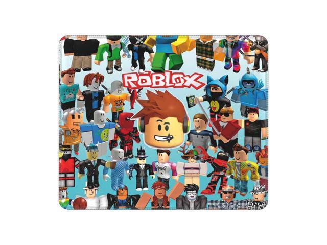 Roblox Characters Collage Computer Mouse Pad Soft Mousepad with Stitched Edges Anti-Slip Rubber Anime Game Gamer Computer PC Mat