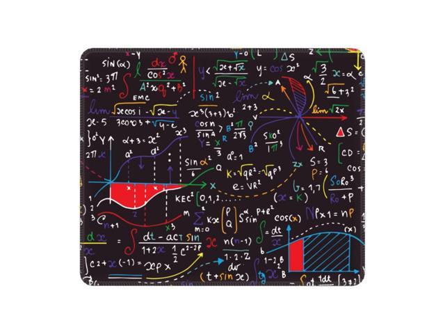 Amazing World Of Mathematics Computer Mouse Pad Square Mousepad Anti-Slip Rubber Science Math Teacher Gift Desk Mat for Gamer