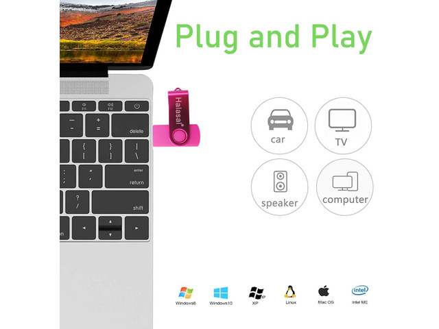 Halasal 5PACK*32GB USB Flash Drive halasal USB Memory Stick 4GB 8GB 16GB 32GB 64GB Pendrive Mobile U Disk Photography Gifts(5pack)