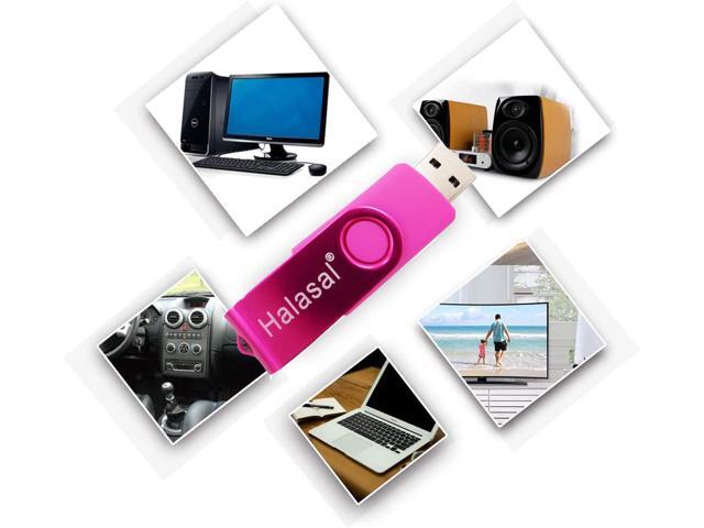 5 Pack 4GB USB Flash Drive 4GB Thumb Drive USB Drive 4GB Memory Stick Pen Drive for pupils gift and embroidery machine 5 Colors: Black Blue Green ...
