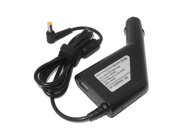 40W 19V 2.15A Dc Car Charger Laptop Power Adapter for Aspire One 521 522 532H 533 722 725 753 756 D257 D260 D270
