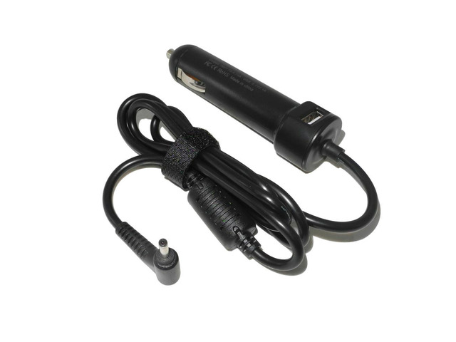 19V 3.0*1.1mm Universal Laptop Dc Car Charger Power Supply Adapter for Noteboooks 5.1V 2.1A USB Phone Charger