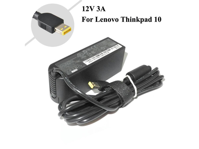 12V 3A 36W Tablet Charger For 10 ADLX36NDT2A 4X20E75066 TP00064A Laptop AC Adapter Charger