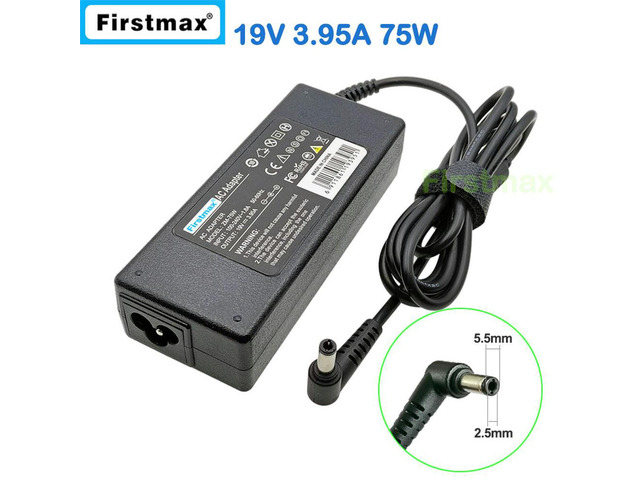 75W 19V 3.95A AC power adapter supply for Toshiba Satellite L700 L740 L745 L800 L805 L840 L845 M300 M301 M302 M305 M306 charger
