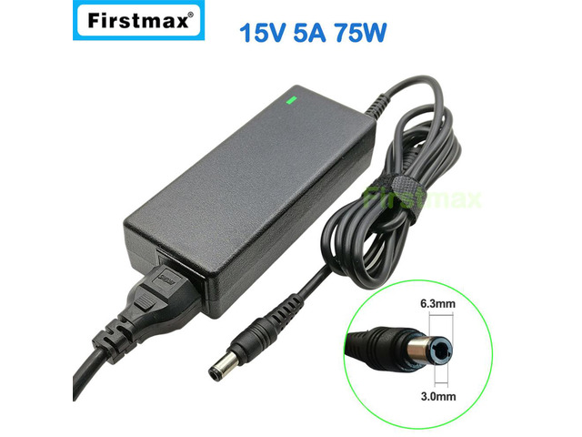 15V 5A laptop AC power adapter charger for Toshiba ADP-75KB B PA3378E-1ACA PA3283U-4ACA PA3378E-3AC3 PA3469E-1AC3 PA3755U-1ACA