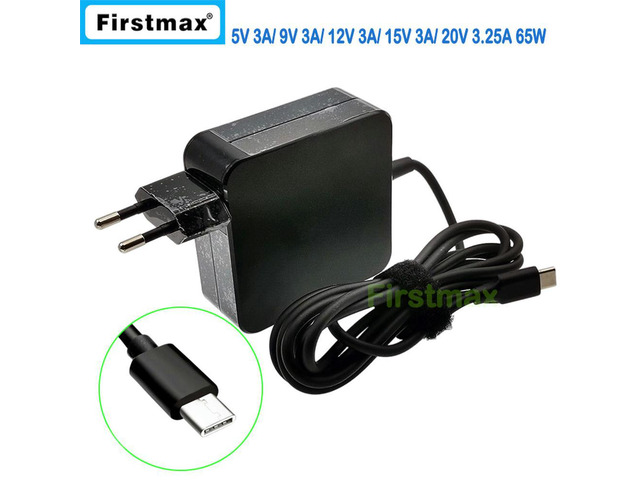 65W USB-C type C ac power adaper laptop charger for AsusPRO B9440UA B9440UAV UX391UA EU Plug