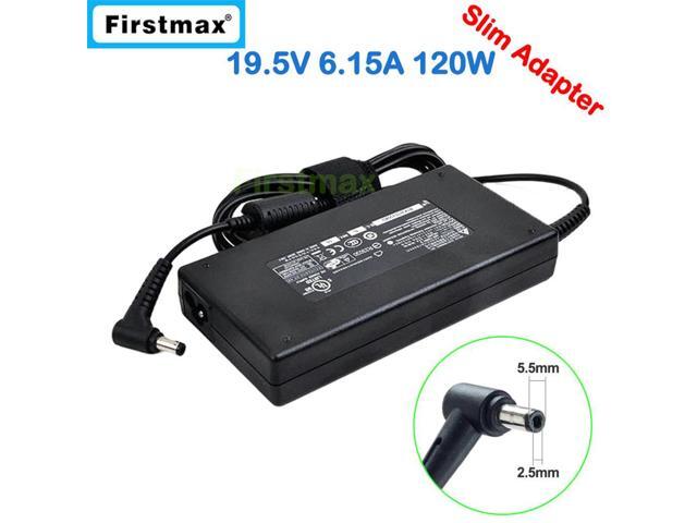 120W slim charger for MSI GL72 2QC 6QC 6QD 6QE 6QF 6RD 6RE 7QF MS-1796 MS-1795 MS-1799 Gaming Laptop Power Supply 19.5V 6.15A