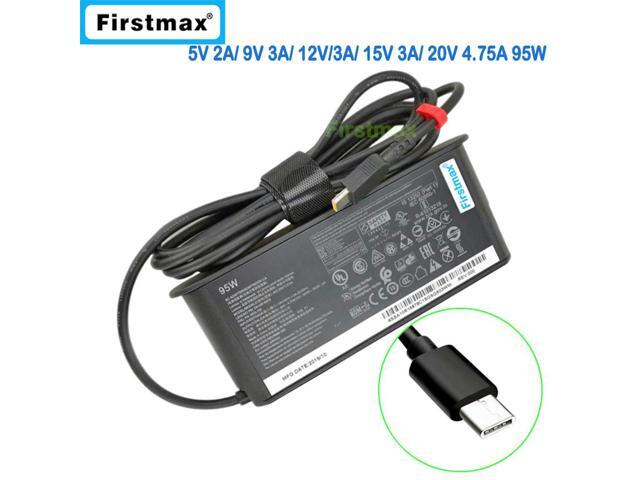 95W Type-C Charger 20V 4.75A for IdeaPad 5 Pro-16ACH6 ThinkBook 14p G2 ACH Yoga Slim 7 Pro-14ARH5 ADLX95YLC2A AC Adapter