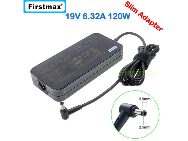 120W 19V 6.32A Notebook adapter charger for FX50JK FX50VX FX51UW FX51VW FX51VX FX53VD FX53VE FX53VW FX60VD FX60VE FX63VD